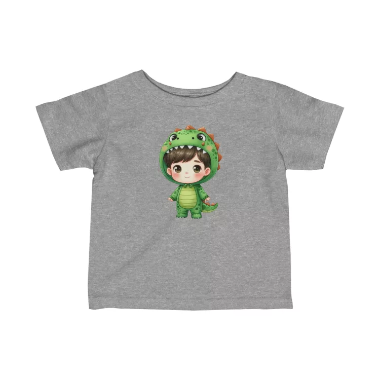 Dino Boy Illustration T-Shirt for Infant