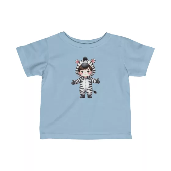 Zebra Illustration Infant Fine Jersey T-Shirt