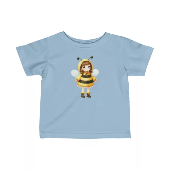 Beautiful Illustration Infant T-Shirt Bee Girl