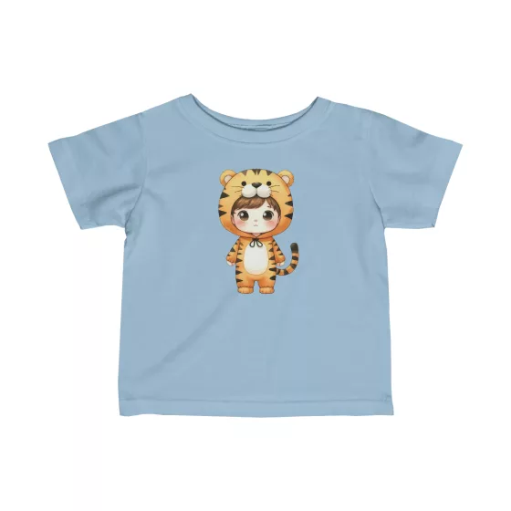 Tiger Boy Illustration T-Shirt for Infant