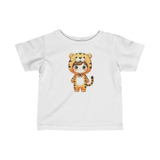 Tiger Boy Illustration T-Shirt for Infant
