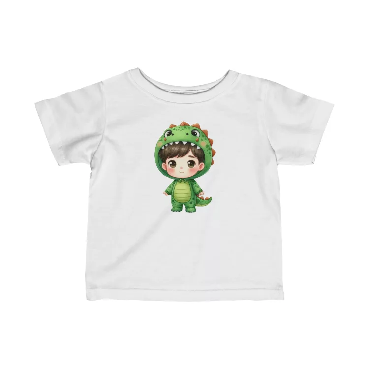 Dino Boy Illustration T-Shirt for Infant