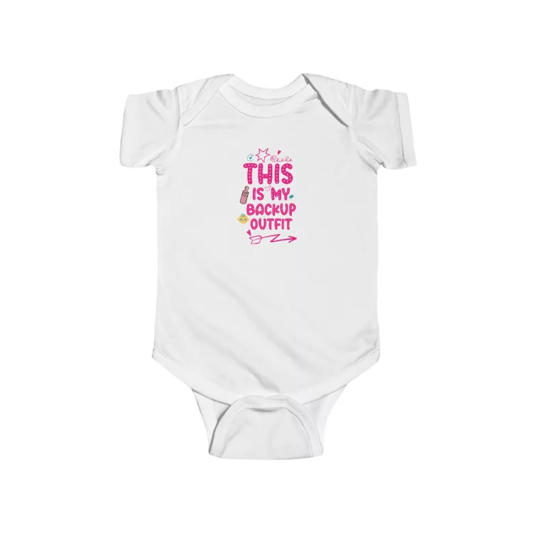 Cute Girls Jersey Bodysuit - Baby Backup Outfit