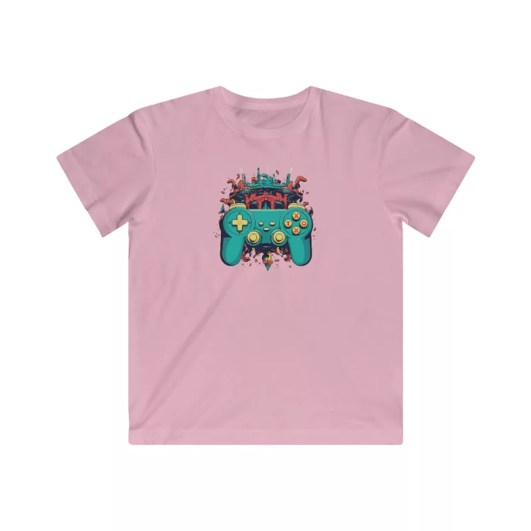 Unisex Kids Colorful Gamepad T-Shirt