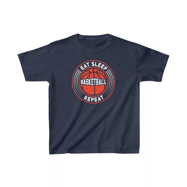Unisex Eat Sleep Basketball Repeat T-Shirt