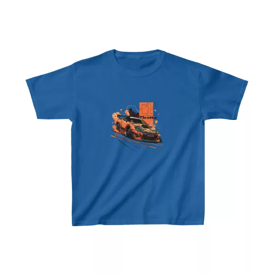 Full Throttle Custom Racing Car Boy T-Shirt