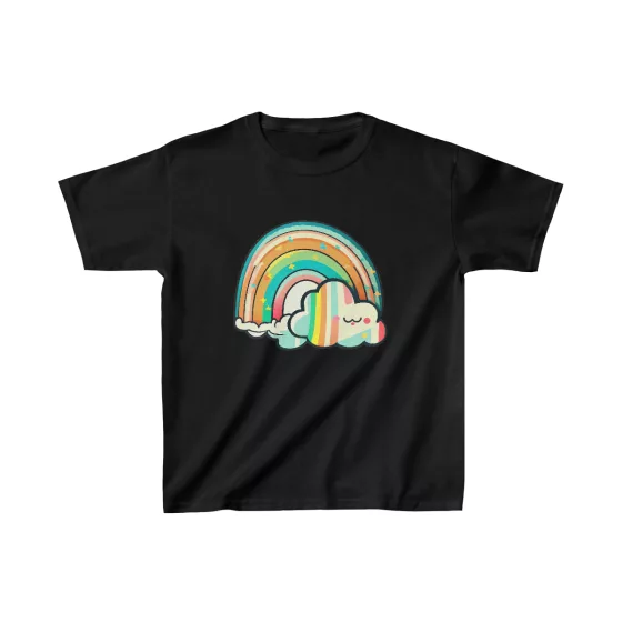 Girl Retro Rainbow T-Shirt