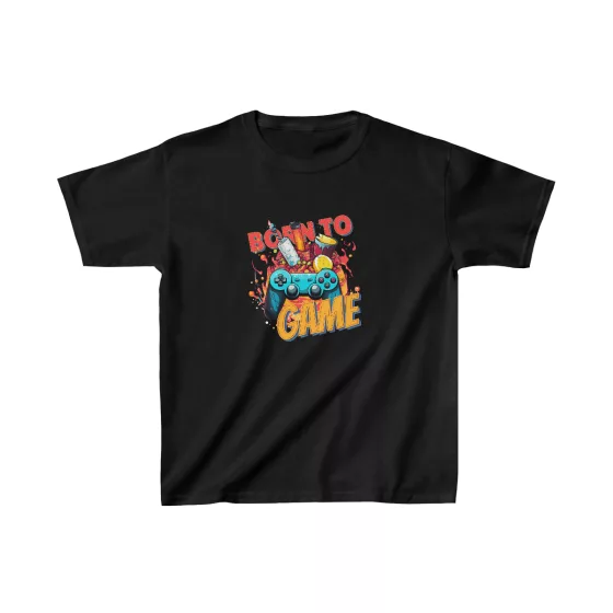 Boy Gamer Party Born to Game Kids T-Shirt