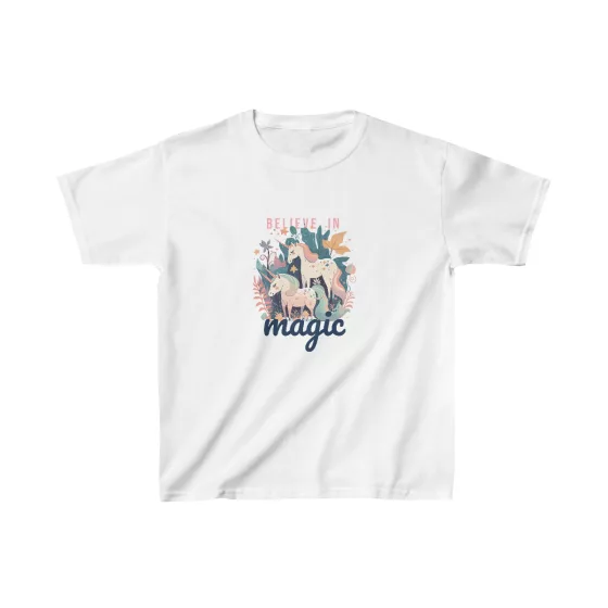 Believe in Magic Unicorn Girl T-Shirt