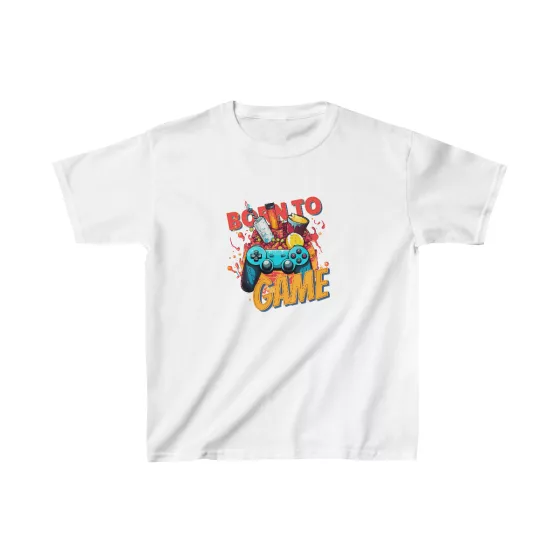 Boy Gamer Party Born to Game Kids T-Shirt