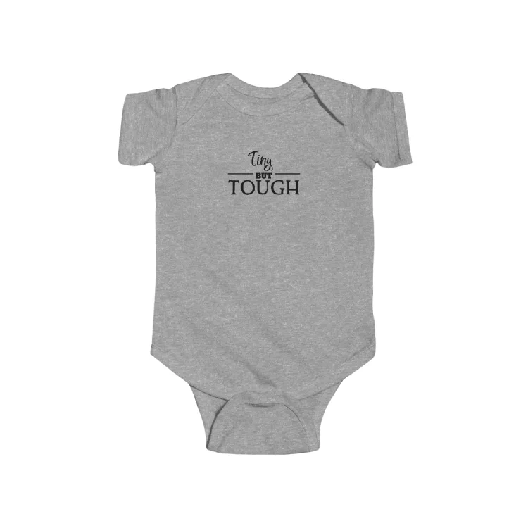 Baby Tiny But Tough Jersey Bodysuit