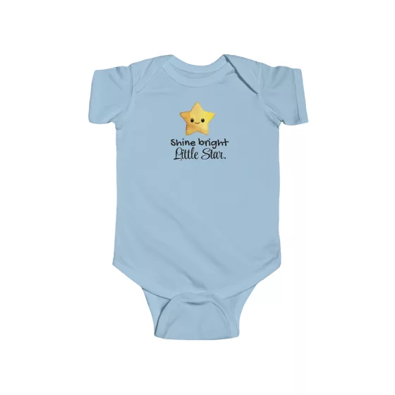 Unisex Baby Shine Bright Little Star Bodysuit