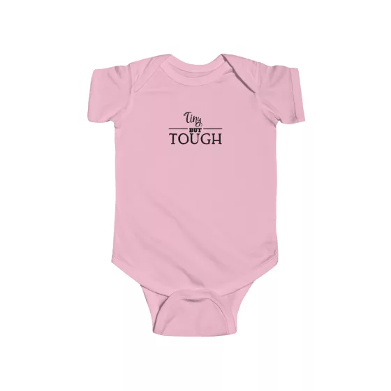 Baby Tiny But Tough Jersey Bodysuit