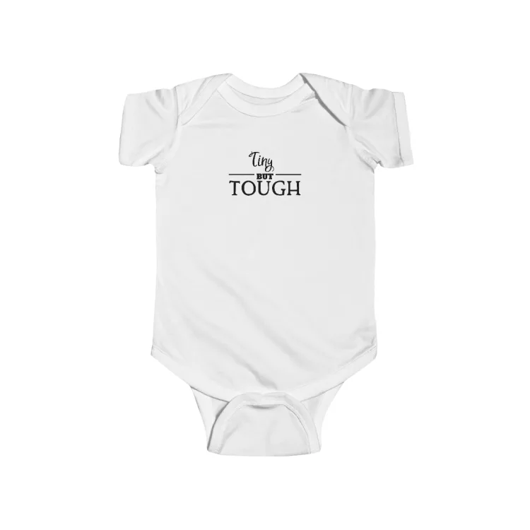 Baby Tiny But Tough Jersey Bodysuit