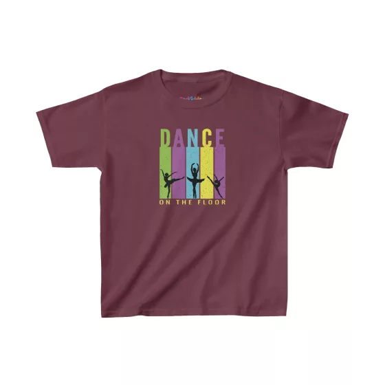 Girls Dance on the Floor Ballerina Kids T-Shirt