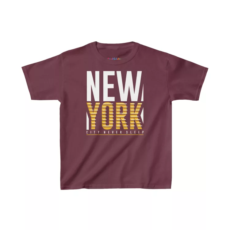 Unisex Urban New York Never Sleep Kids T-Shirt