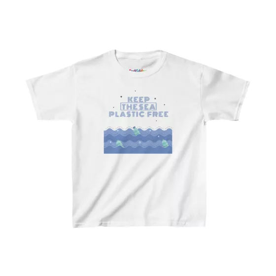 Unisex Keep the See Plastic Free Quote Kid T-Shirt