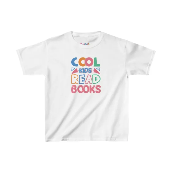 Unisex Cool Kids Read Books Quote Kid T-Shirt