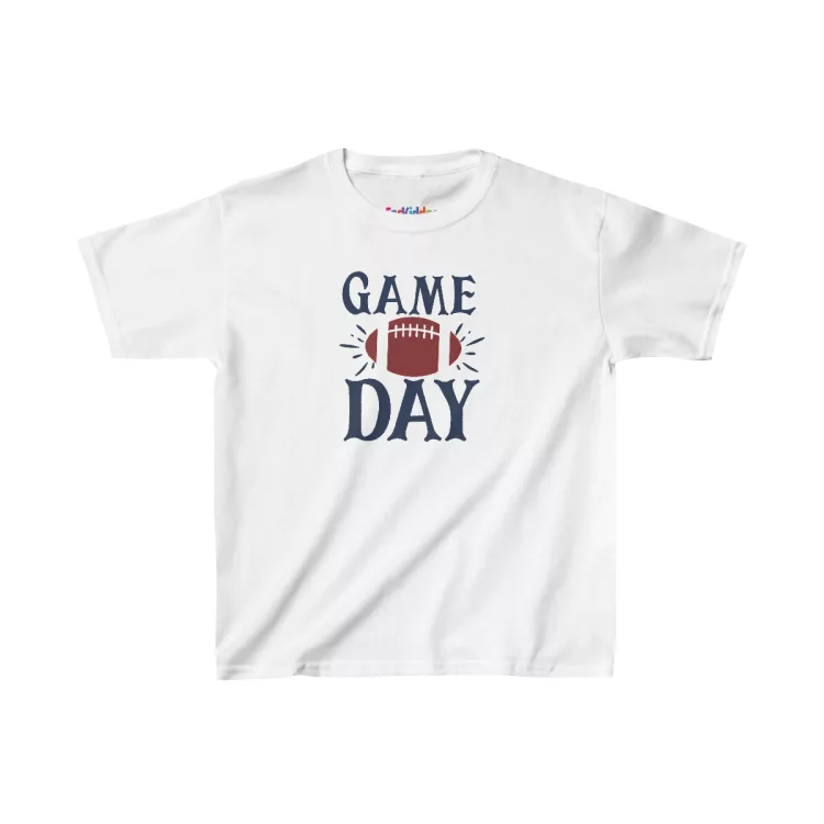 Unisex Game Day Football Illustration Kids T-Shirt