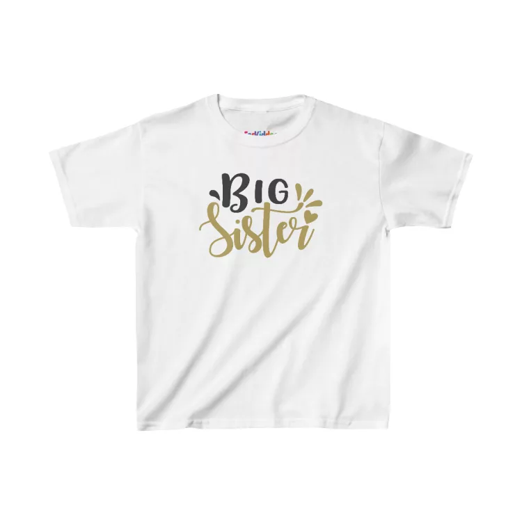 Girls Big Sister Kids T-Shirt