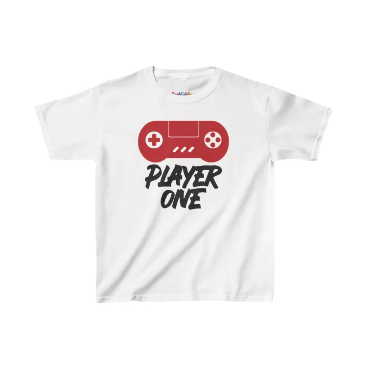 Unisex Player One Illustration Kid T-Shirt