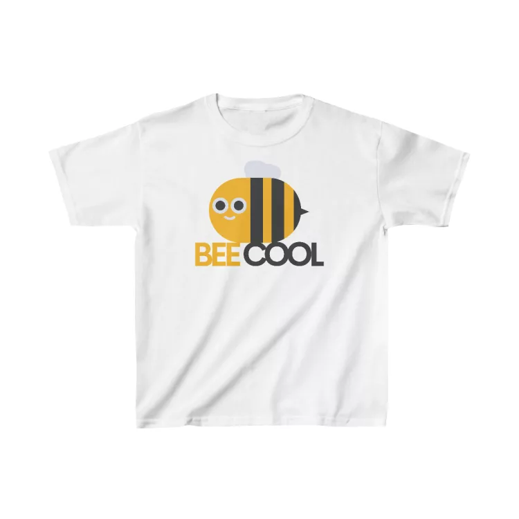 Unisex Bee Cool Illustration Kids T-Shirt