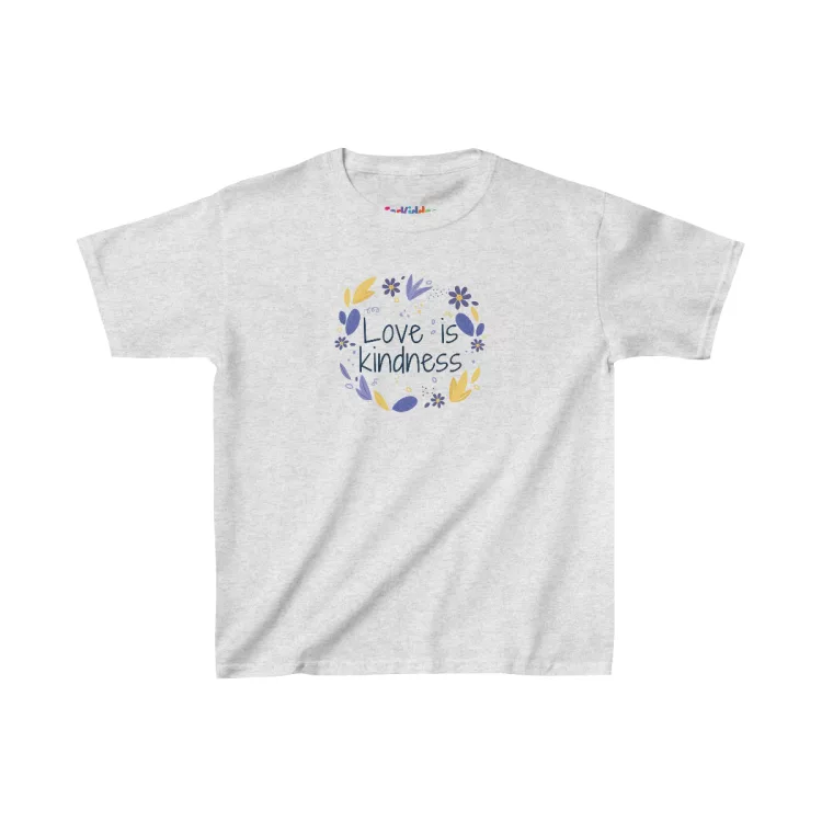 Girl Love is Kindness Quote Kids T-Shirt