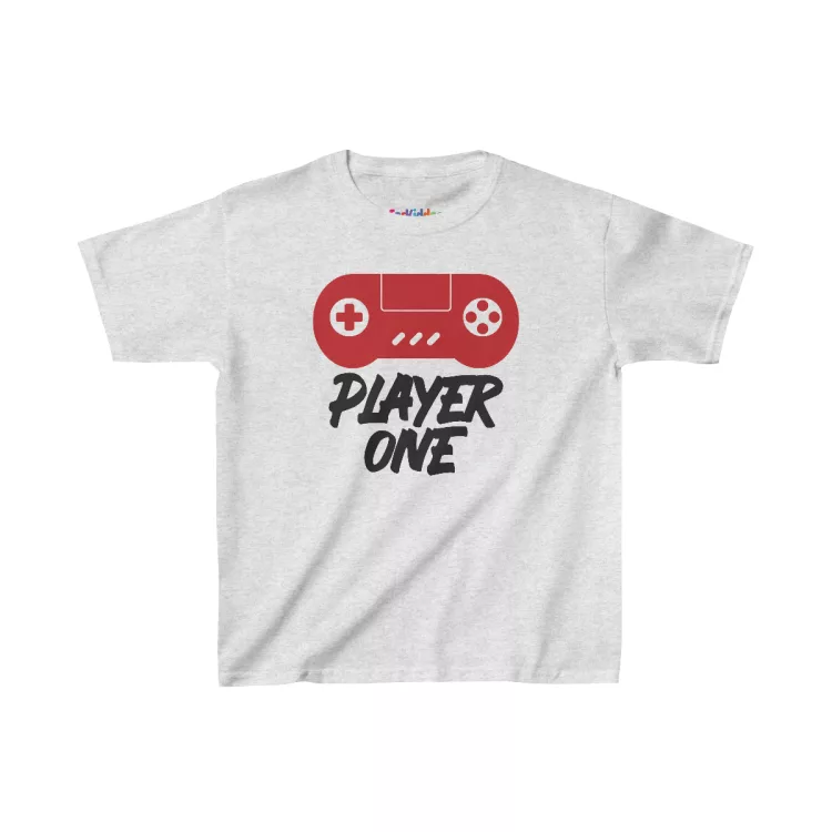 Unisex Player One Illustration Kid T-Shirt