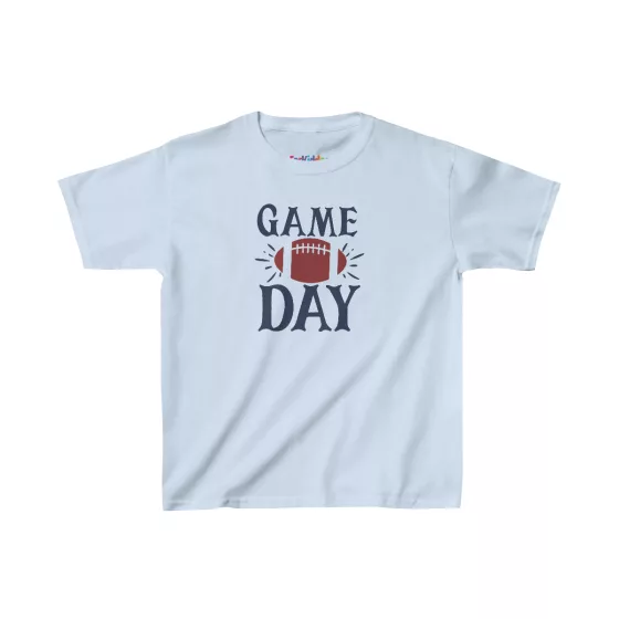 Unisex Game Day Football Illustration Kids T-Shirt