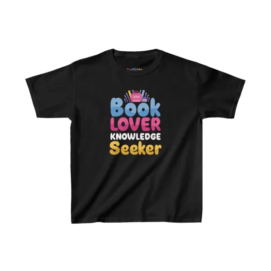 Book Lover and Knowledge Seeker Girl T-Shirt